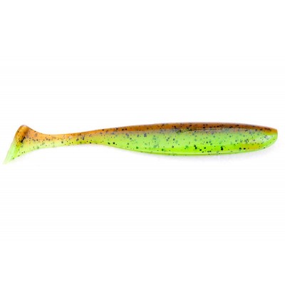 Силікон KEITECH EASY SHINER 5 "колір 401 Green Pumpkin / Chartreuse 5шт (28557)