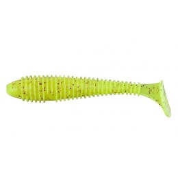 Силікон KEITECH FAT SWING IMPACT 3.3 "колір PAL # 01 Chartreuse Red Flake 7шт (28764)