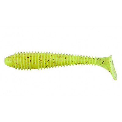Силікон KEITECH FAT SWING IMPACT 3.8 "колір PAL # 01 Chartreuse Red Flake 6шт (28946)