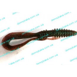 Силикон Keitech Mad Wag Mini 3.5" цвет 302 Plum Green FLK 10шт (28600)