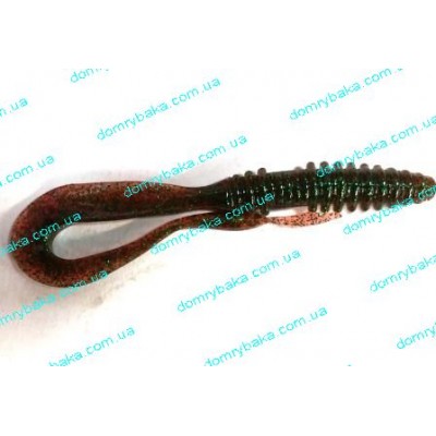 Силікон Keitech Mad Wag Mini 3.5 "колір 302 Plum Green FLK 10шт (28600)