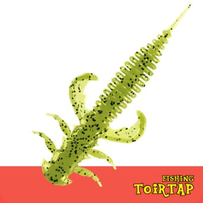 Приманка Тоиртап "Fishkiller" 3.1" цвет 07 Шартрез (люминесцентный желтый) 5штук(9994264)