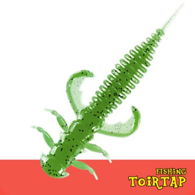 Приманка Тоиртап "Fishkiller" 3.1" цвет 09 Салатовый 5штук(9994266)