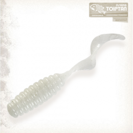 Твистер Тоиртап "ТВМ-1,2" 1.2" цвет 10 Белый 10штук(9994320)