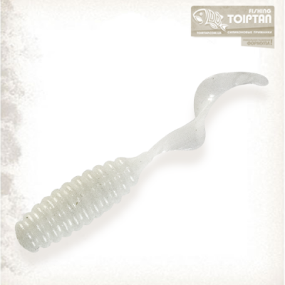 Твистер Тоиртап "ТВМ-1,2" 1.2" цвет 10 Белый 10штук(9994320)