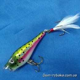 Воблер Berkley Popper topwater Rainbow 7cm 9g FP7-RT (1095834)