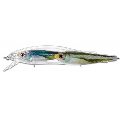 Воблер LIVETARGET EMERALD SHINER BAITBALL JERKBAIT 115SP колір PEARL OLIVE (801) 17,5гр 115мм Suspend (27685)
