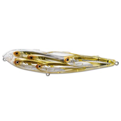 Воблер LIVETARGET GLASS MINNOW WALKING BAIT 100 колір 950 (SILVER / NATURAL) 14гр 100мм Floating (28979)