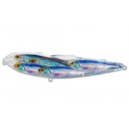 Воблер LIVETARGET GLASS MINNOW WALKING BAIT 100 цвет 953 (SILVER/BLUE/GREEN) 14гр 100мм Floating(28982)