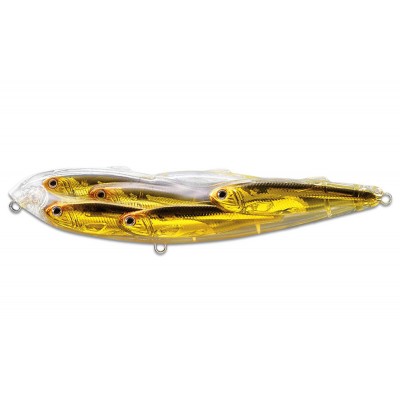 Воблер LIVETARGET GLASS MINNOW WALKING BAIT 100 колір 954 (GOLD / BRONZE) 14гр 100мм Floating (28983)