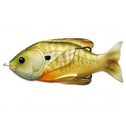 Воблер LIVETARGET SUNFISH HOLLOW BODY 75 цвет 554 (NATURAL/GREEN BLUEGILL) 12.3гр 75мм Floating(28997)