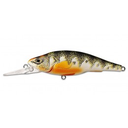 Воблер LIVETARGET YELLOW PERCH MEDIUM DIVE CRANKBAIT 73 цвет 102 (METALLIC/GLOSS) 10.5гр 73мм Floating(29007)