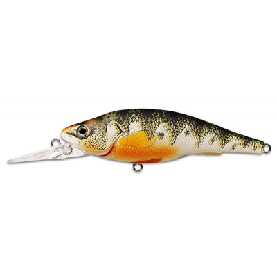 Воблер LIVETARGET YELLOW PERCH MEDIUM DIVE CRANKBAIT 73 колір 102 (METALLIC / GLOSS) 10.5гр 73мм Floating (29007)
