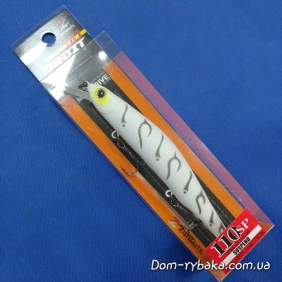Воблер ZIPBAITS ORBIT 110SP колір A004 Ivory White Tiger # 16.5гр 110мм Suspend (31223)