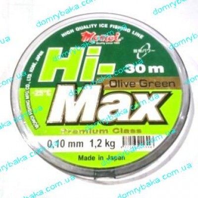 Волосінь Momoi Hi Max Olive Green 0.10мм 1.2kг 30м (9995923)
