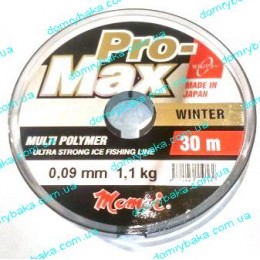 Волосінь Momoi Pro Max Winter Strong 0.09мм 1,1kг 30м прозора (9995922)