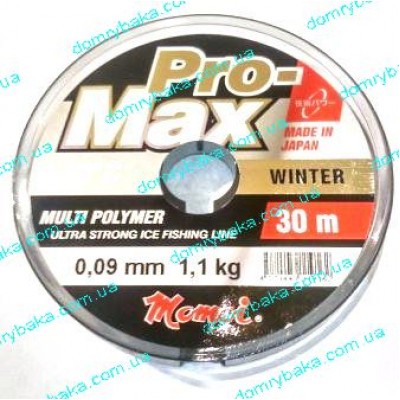 Волосінь Momoi Pro Max Winter Strong 0.09мм 1,1kг 30м прозора (9995922)
