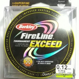 Шнур Berkley Fireline Exceed 0.12мм 6.8кг 110м green (1242238)