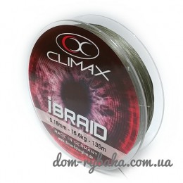 Шнур CLIMAX iBraid 8 зелений 135м (9998373)
