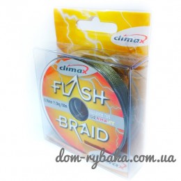 Шнур Climax Flash Braid 100м зелений упаковка (2455000)