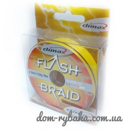 Шнур Climax Flash Braid 100м жовтий упаковка (2809400)
