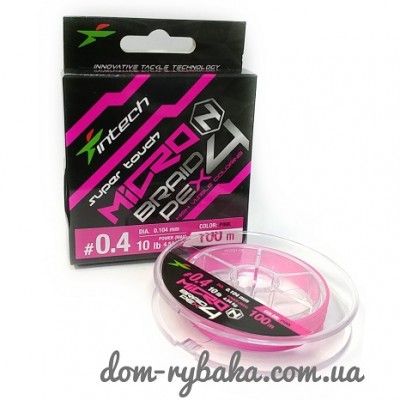 Шнур плетений Intech MicroN PE X4 помаранчевий (9998330)