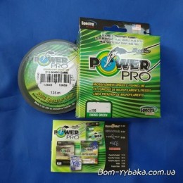 Шнур Power Pro 0,41мм 40кг 135м зеленый(9992868)