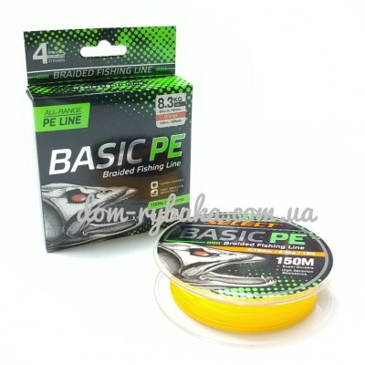 Шнур Select Basic PE 150м  оранжевый (9998171)