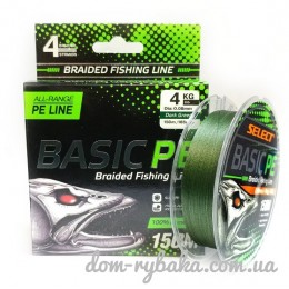 Шнур Select Basic PE 150м темно-зелений (9997874)
