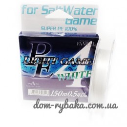 Шнур Yamatoyo PE Light Game білий 150м (9998543)