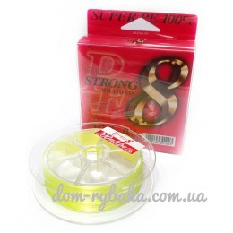 Шнур Yamatoyo PE STRONG 8 Super PE 200м желтый (9998527)
