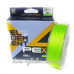 Шнур Zeox Element PE 4х 150м салатовий (9998811)
