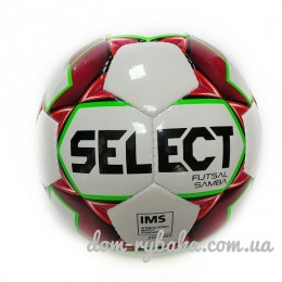 Мяч футзал Select Samba New 015 бело-красный №4 (9998432) Мяч футзал Select Samba New 015 бело-красный №4 (9998432)