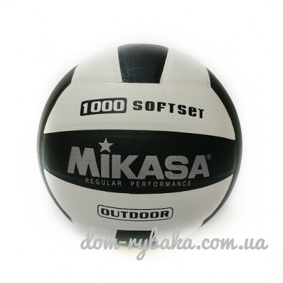 М'яч волейбольний біло-чорний MVA 200PU (9998434)
