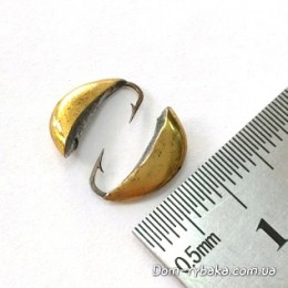 Мормышка свинцовая Полумесяц 0.6гр золото (9995343)