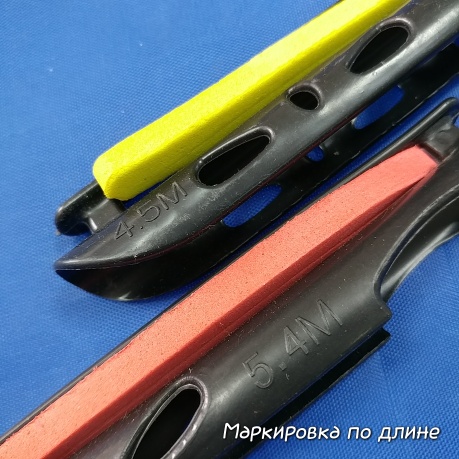 Маркировка на мотовильце обозначает длину удочки