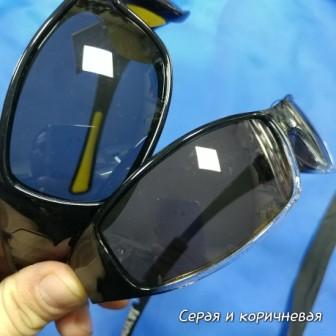 Серая и коричневая линза Серая и коричневая линза