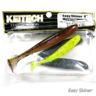Японская приманка Keitech Easy Shiner съедобный виброхвост